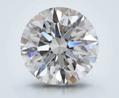 3.05ct H VVS2 Rare Carat Ideal Cut Round Lab Grown Diamond