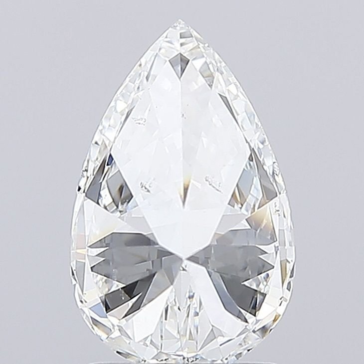2.01ct G SI1 Rare Carat Ideal Cut Pear Diamond