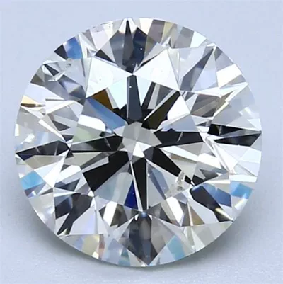 2.01ct K SI2 Rare Carat Ideal Cut Round Diamond