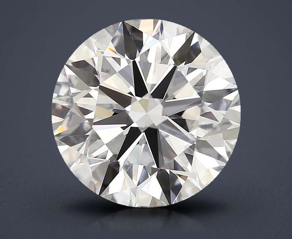 2.16ct D FL Rare Carat Ideal Cut Round Diamond