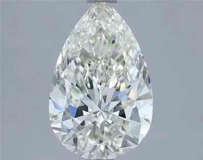 3.51ct J SI1 Very Good Cut Pear Diamond