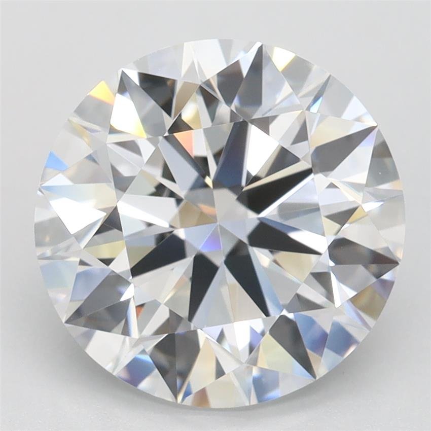 3.43ct D IF Rare Carat Ideal Cut Round Lab Grown Diamond