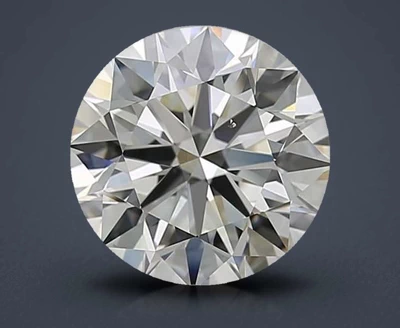 3.56ct J SI1 Rare Carat Ideal Cut Round Diamond