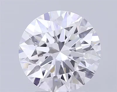 3.19ct E VVS1 Rare Carat Ideal Cut Round Diamond