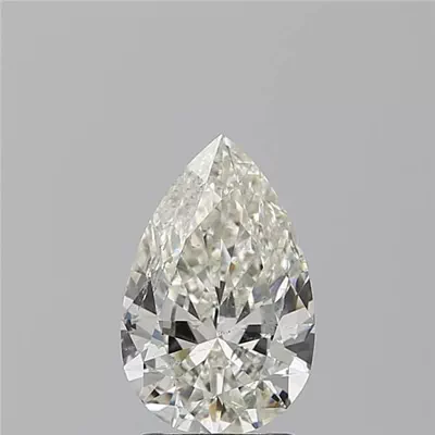 2.10ct I SI2 Rare Carat Ideal Cut Pear Diamond
