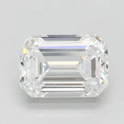 1.15ct D VVS1 Rare Carat Ideal Cut Emerald Lab Grown Diamond