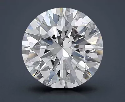 2.81ct D SI1 Rare Carat Ideal Cut Round Diamond