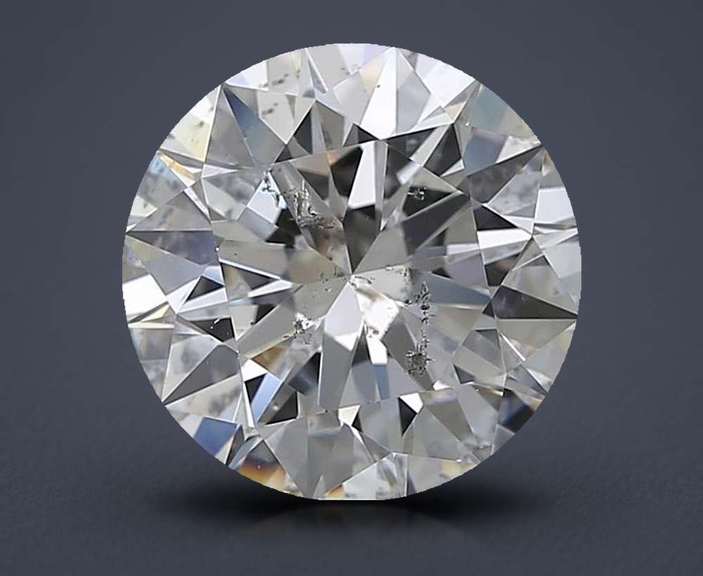 2.50ct H SI2 Rare Carat Ideal Cut Round Diamond