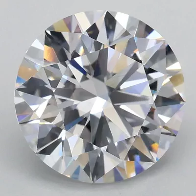 3.05ct E VVS2 Rare Carat Ideal Cut Round Lab Grown Diamond