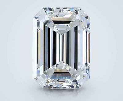 1.32ct H VVS2 Rare Carat Ideal Cut Emerald Diamond