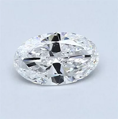 0.60ct D SI1 Very Good Cut Oval Diamond