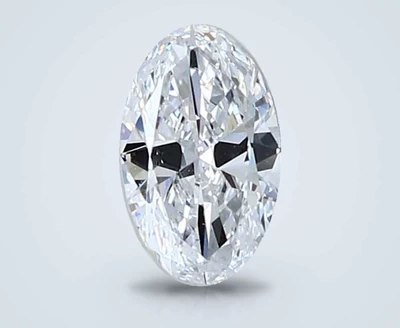 0.60ct D SI1 Very Good Cut Oval Diamond