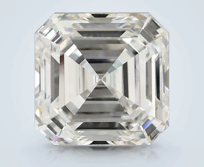 4.11ct F VVS2 Rare Carat Ideal Cut Asscher Lab Grown Diamond