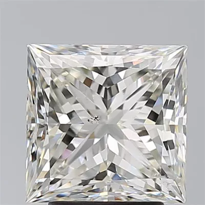 3.50ct I SI1 Rare Carat Ideal Cut Princess Diamond