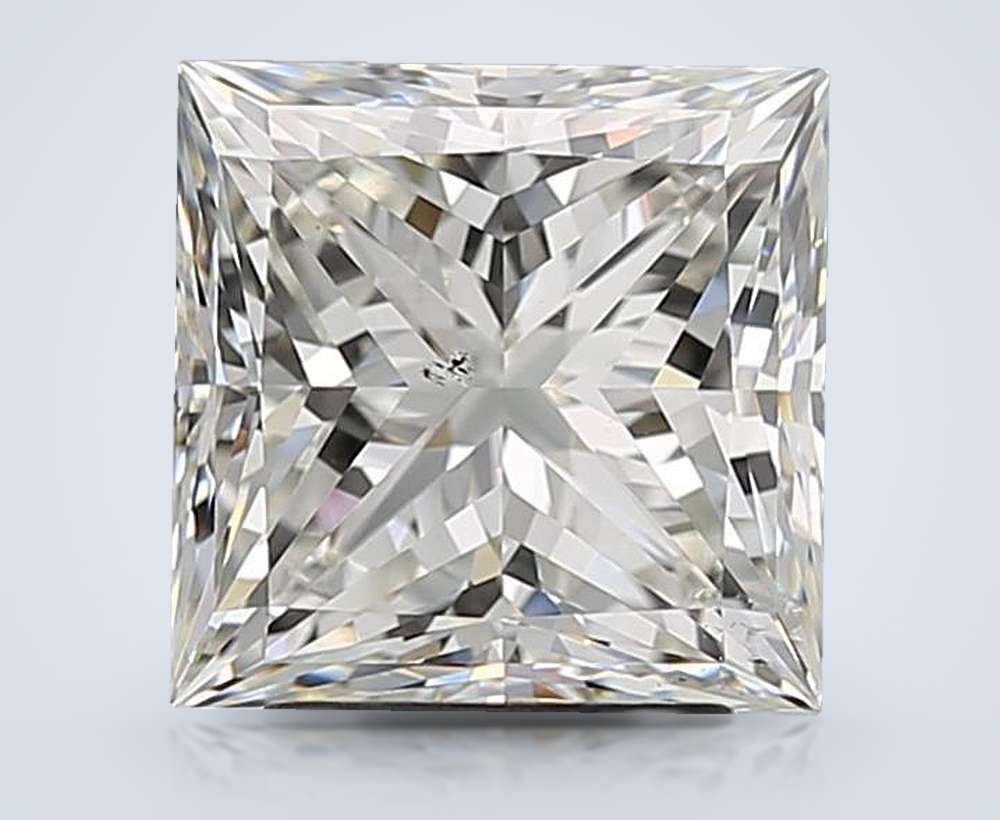 3.50ct I SI1 Rare Carat Ideal Cut Princess Diamond