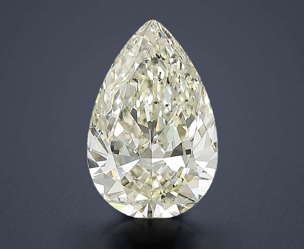 2.01ct J SI2 Very Good Cut Pear Diamond