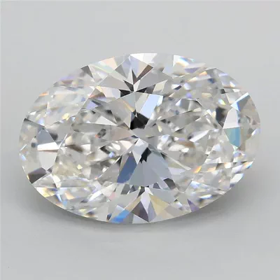 4.01ct F VVS2 Rare Carat Ideal Cut Oval Lab Grown Diamond