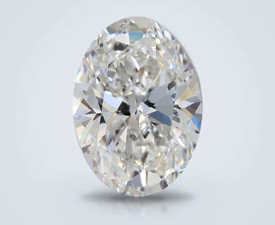 4.01ct F VVS2 Rare Carat Ideal Cut Oval Lab Grown Diamond
