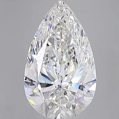 15.06ct F VVS2 Rare Carat Ideal Cut Pear Lab Grown Diamond