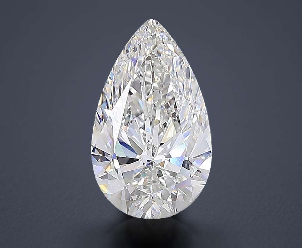 15.06ct F VVS2 Rare Carat Ideal Cut Pear Lab Grown Diamond
