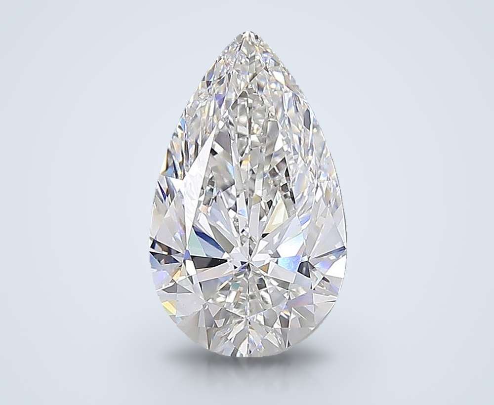 15.06ct F VVS2 Rare Carat Ideal Cut Pear Lab Grown Diamond