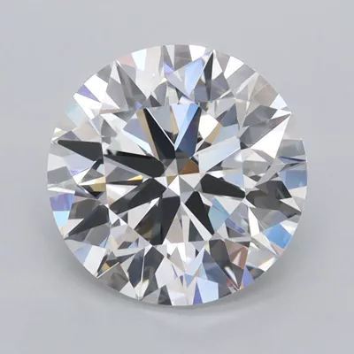 2.53ct D VVS1 Rare Carat Ideal Cut Round Lab Grown Diamond