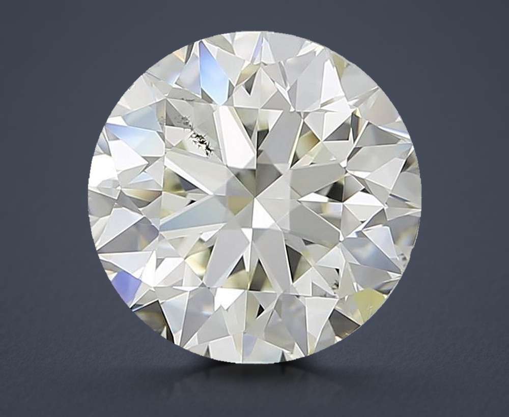 2.90ct J SI1 Excellent Cut Round Diamond
