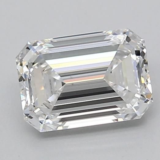 1.59ct D VS1 Rare Carat Ideal Cut Emerald Lab Grown Diamond