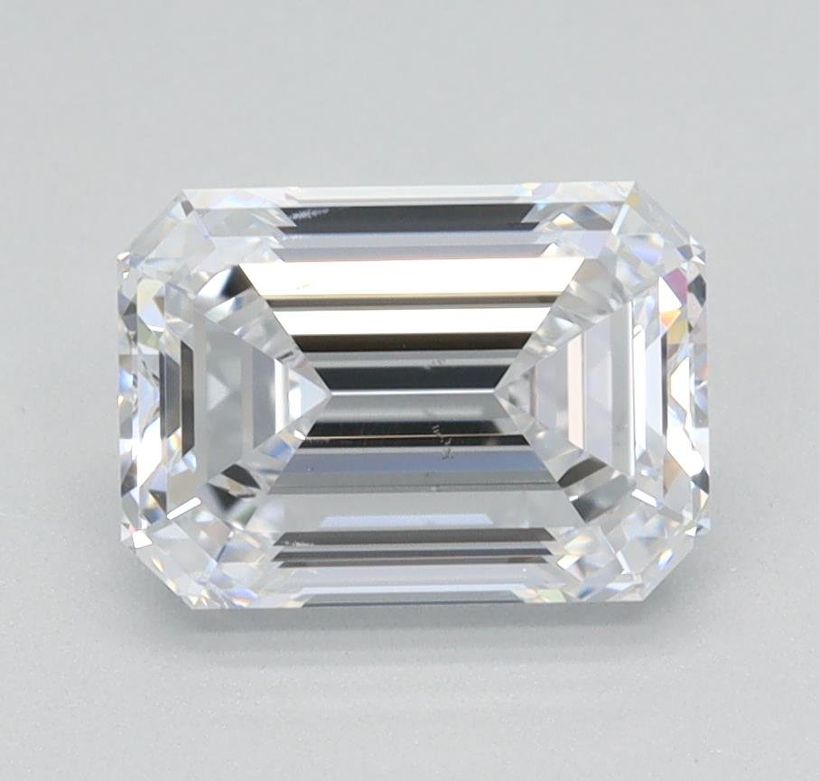 1.51ct D VS2 Rare Carat Ideal Cut Emerald Lab Grown Diamond