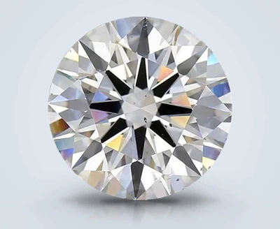 4.01ct D SI1 Rare Carat Ideal Cut Round Diamond