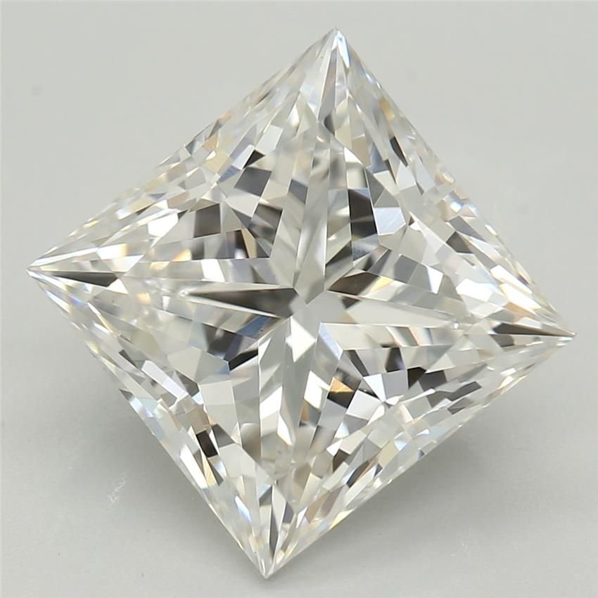 3.04ct E VVS2 Rare Carat Ideal Cut Princess Lab Grown Diamond
