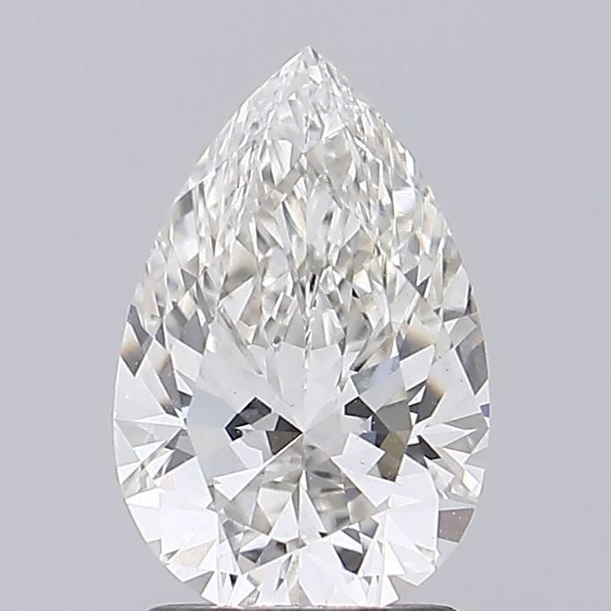 2.08ct H VS1 Rare Carat Ideal Cut Pear Lab Grown Diamond