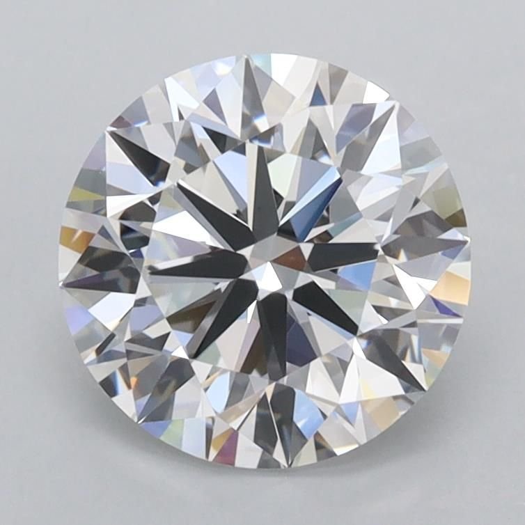 1.98ct D FL Rare Carat Ideal Cut Round Lab Grown Diamond