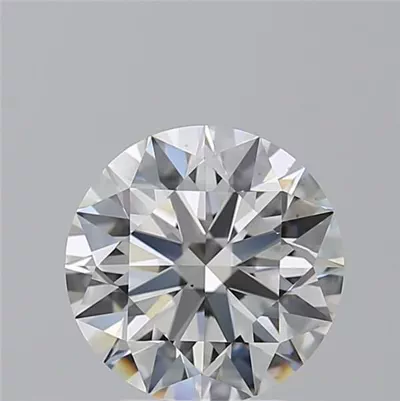 2.72ct F VS2 Rare Carat Ideal Cut Round Diamond