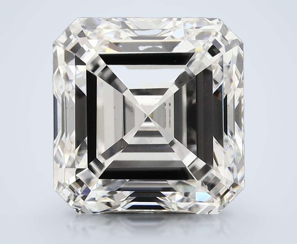 7.01ct F VS1 Very Good Cut Asscher Lab Grown Diamond