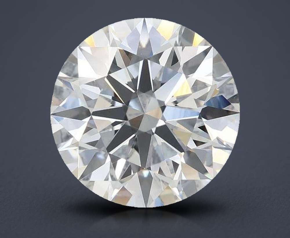 3.08ct F VVS1 Rare Carat Ideal Cut Round Lab Grown Diamond