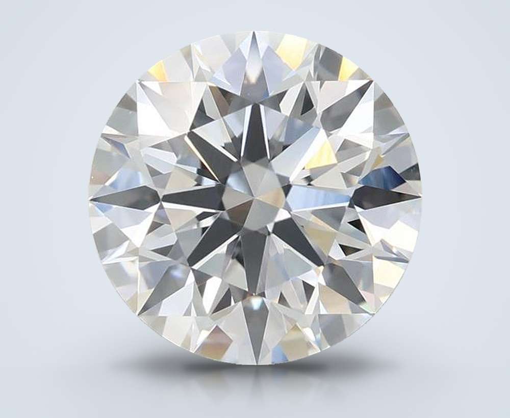 3.08ct F VVS1 Rare Carat Ideal Cut Round Lab Grown Diamond