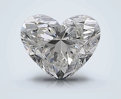 1.70ct H SI2 Rare Carat Ideal Cut Heart Diamond