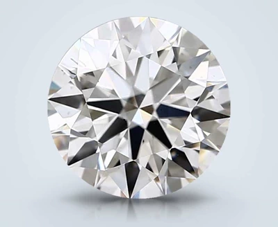 3.05ct E SI1 Rare Carat Ideal Cut Round Lab Grown Diamond