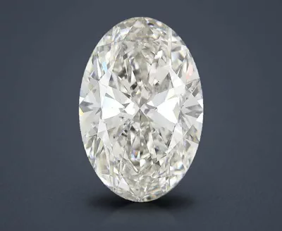 15.05ct I SI1 Rare Carat Ideal Cut Oval Lab Grown Diamond