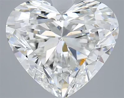 5.05ct G VVS2 Rare Carat Ideal Cut Heart Lab Grown Diamond