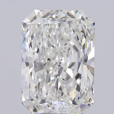 9.51ct F VVS2 Rare Carat Ideal Cut Radiant Lab Grown Diamond