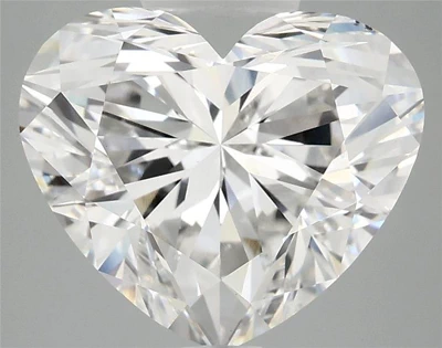 5.29ct E VS1 Rare Carat Ideal Cut Heart Lab Grown Diamond
