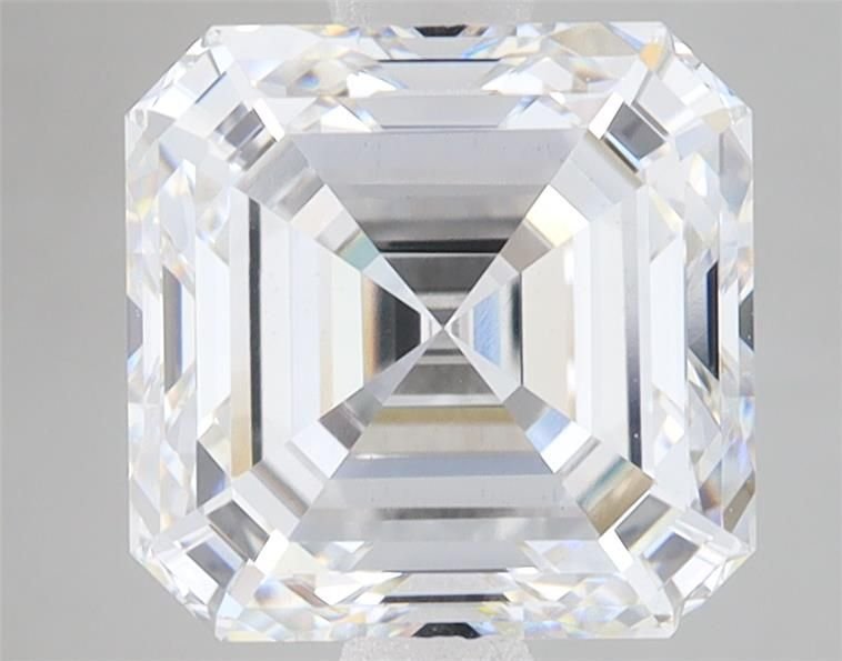 3.80ct F VS2 Excellent Cut Asscher Lab Grown Diamond