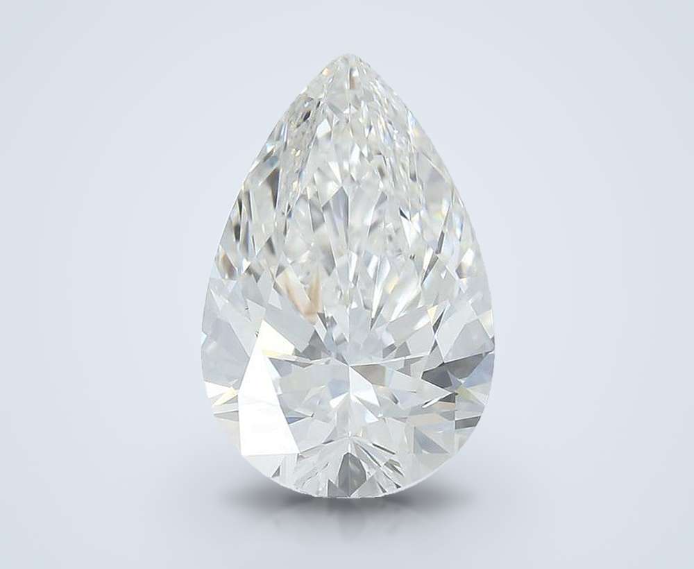 2.80ct G VS1 Rare Carat Ideal Cut Pear Lab Grown Diamond