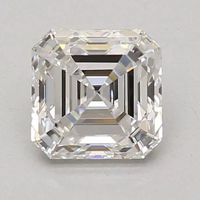 1.58ct D VVS2 Rare Carat Ideal Cut Asscher Lab Grown Diamond