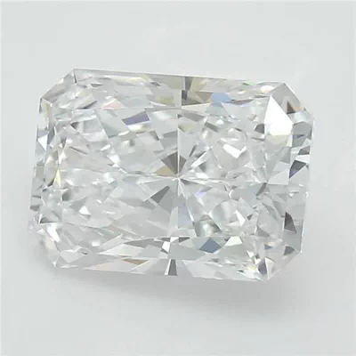 1.34ct D VVS2 Rare Carat Ideal Cut Radiant Lab Grown Diamond