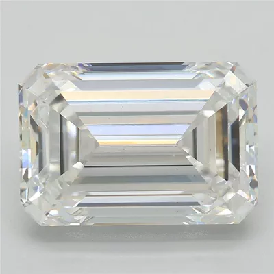 5.06ct F VS1 Excellent Cut Emerald Lab Grown Diamond
