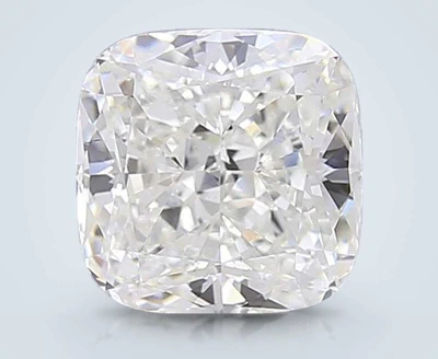 3.37ct F VVS2 Rare Carat Ideal Cut Cushion Lab Grown Diamond