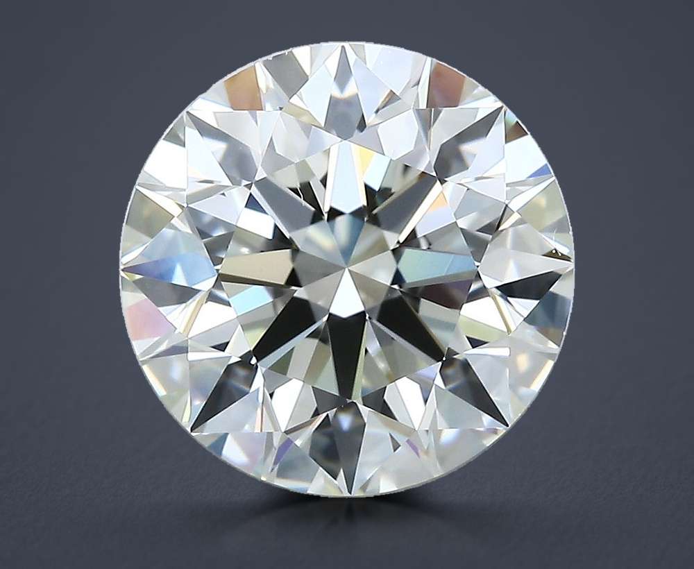 4.68ct K VS1 Rare Carat Ideal Cut Round Diamond